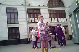 Ερασιτεχνικό σεξ μπροστά από το