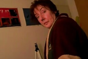 Μεθυσμένος ξανθιά κυριαρχεί ο τύπος